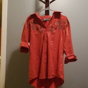 Orange Dress Shirt